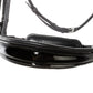 Patent noseband double bridle in round leather