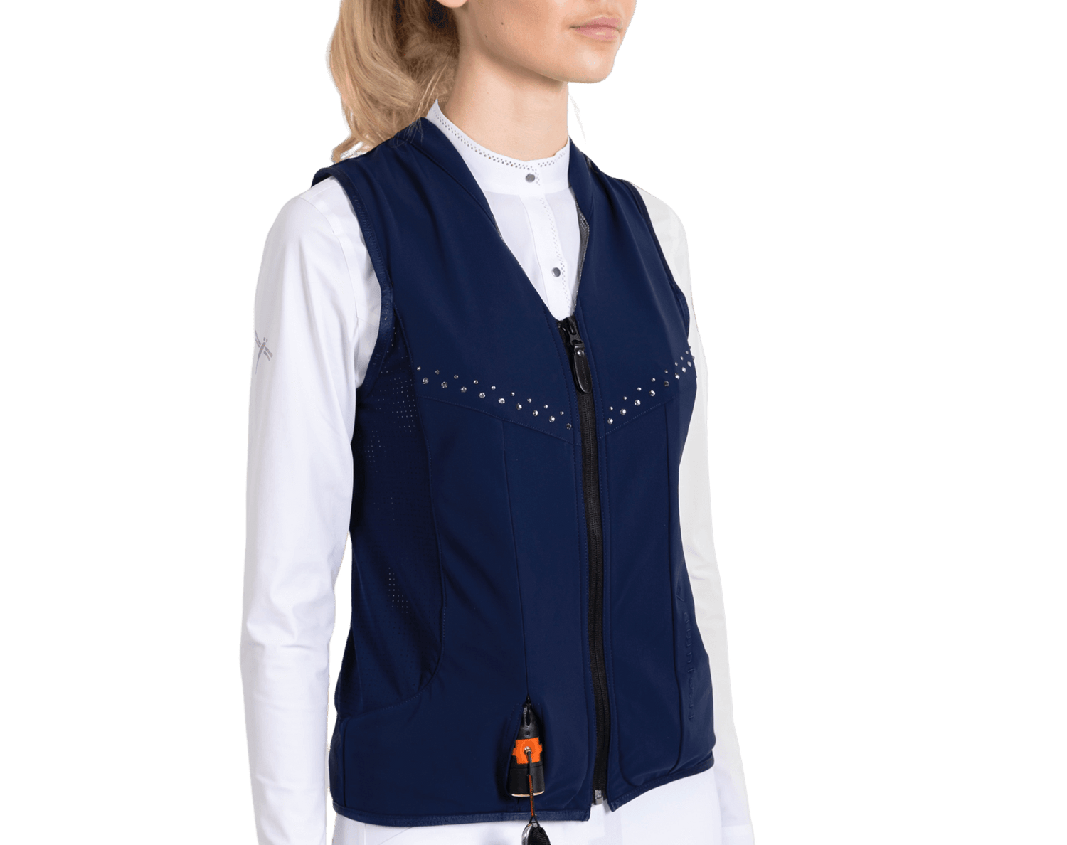 Airbag vest with crystals 