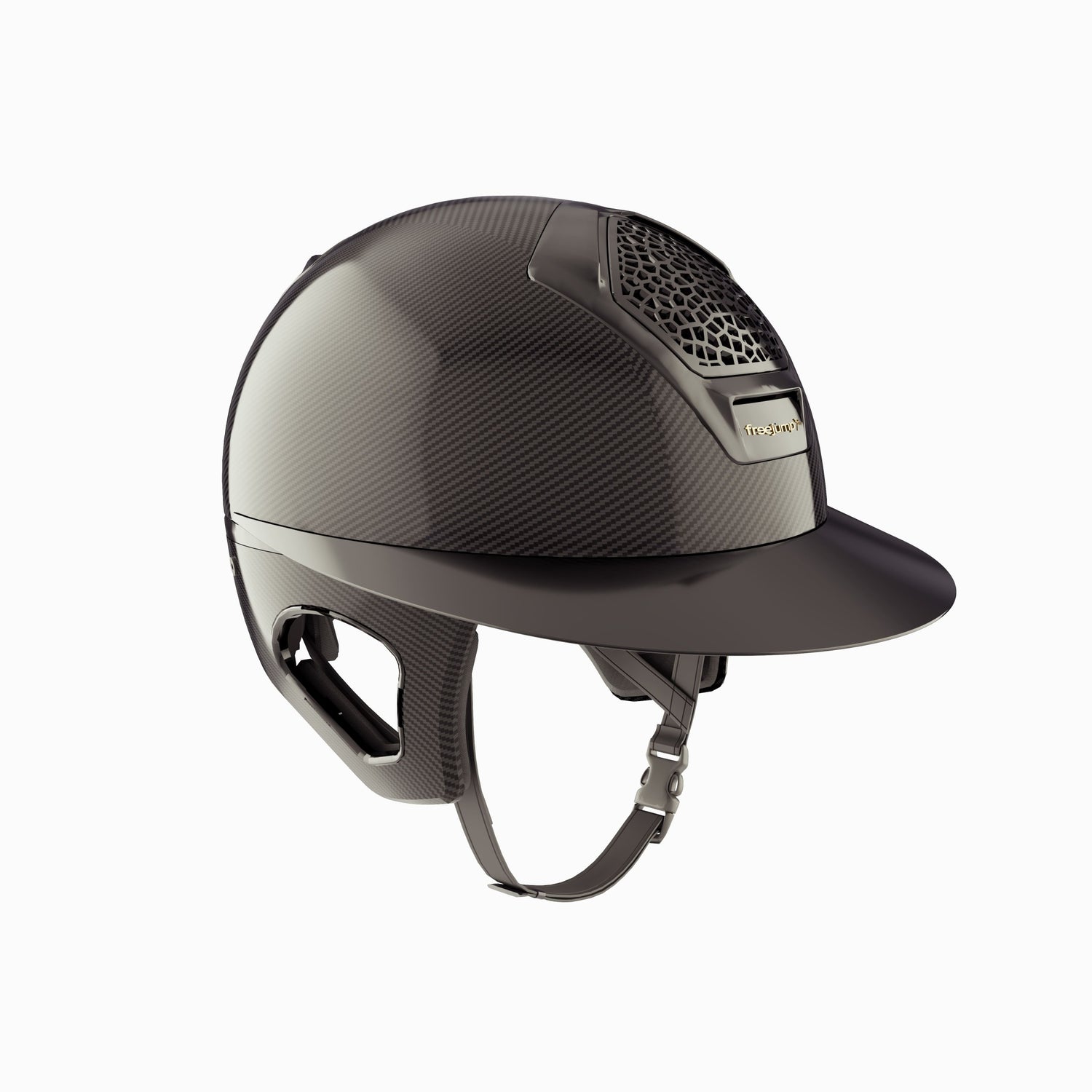 Carbon Show jumping helmet with size protection