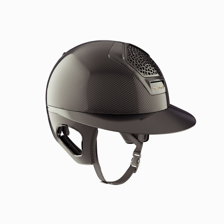 Carbon Show jumping helmet with size protection