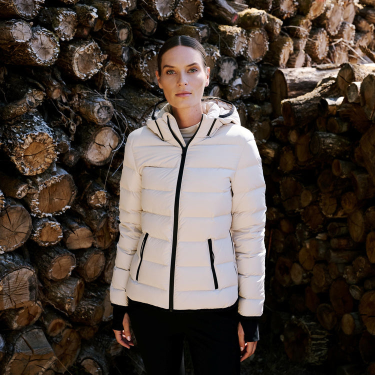 new season Cavalleria Toscana ladies winter down jacket white