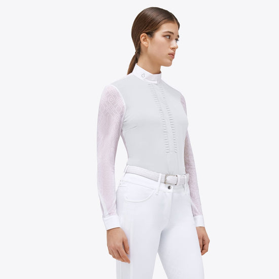 Luxury ladies long sleeve competition shirt