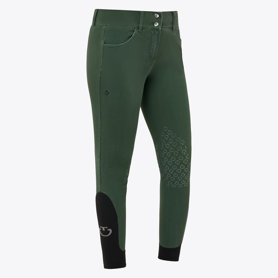 Cavalleria Toscana high waist denim breeches in green