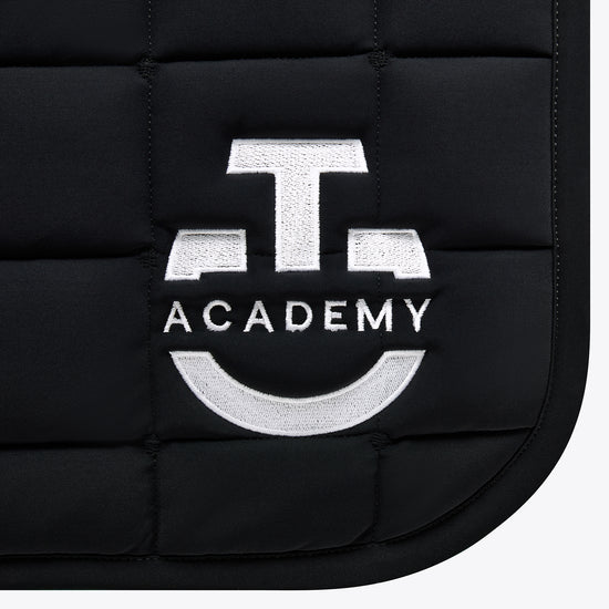 CT Academy classic black dressage saddle blanket