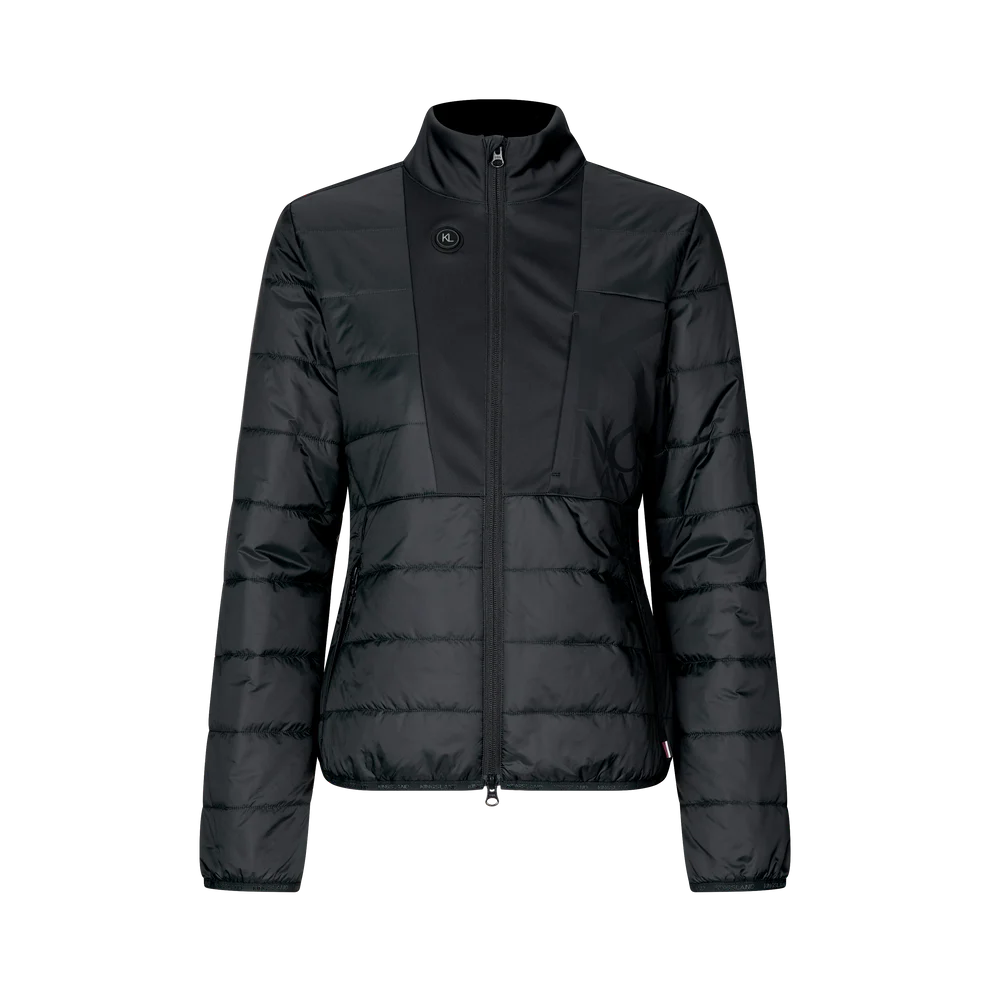 Heated equestrian jacket for women