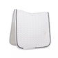 Luxury white dressage pad