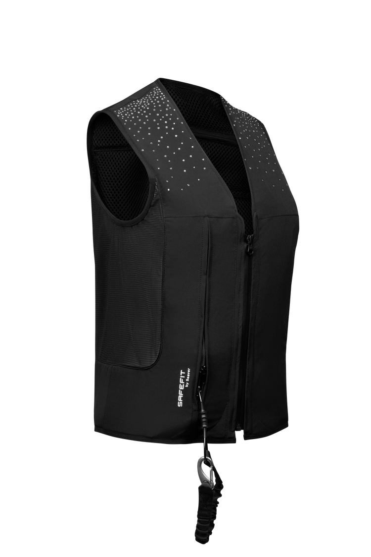 Seaver Safefit Crystal Rain airbag vest for horse riding