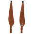 Wide stirrup leathers for jumping saddle