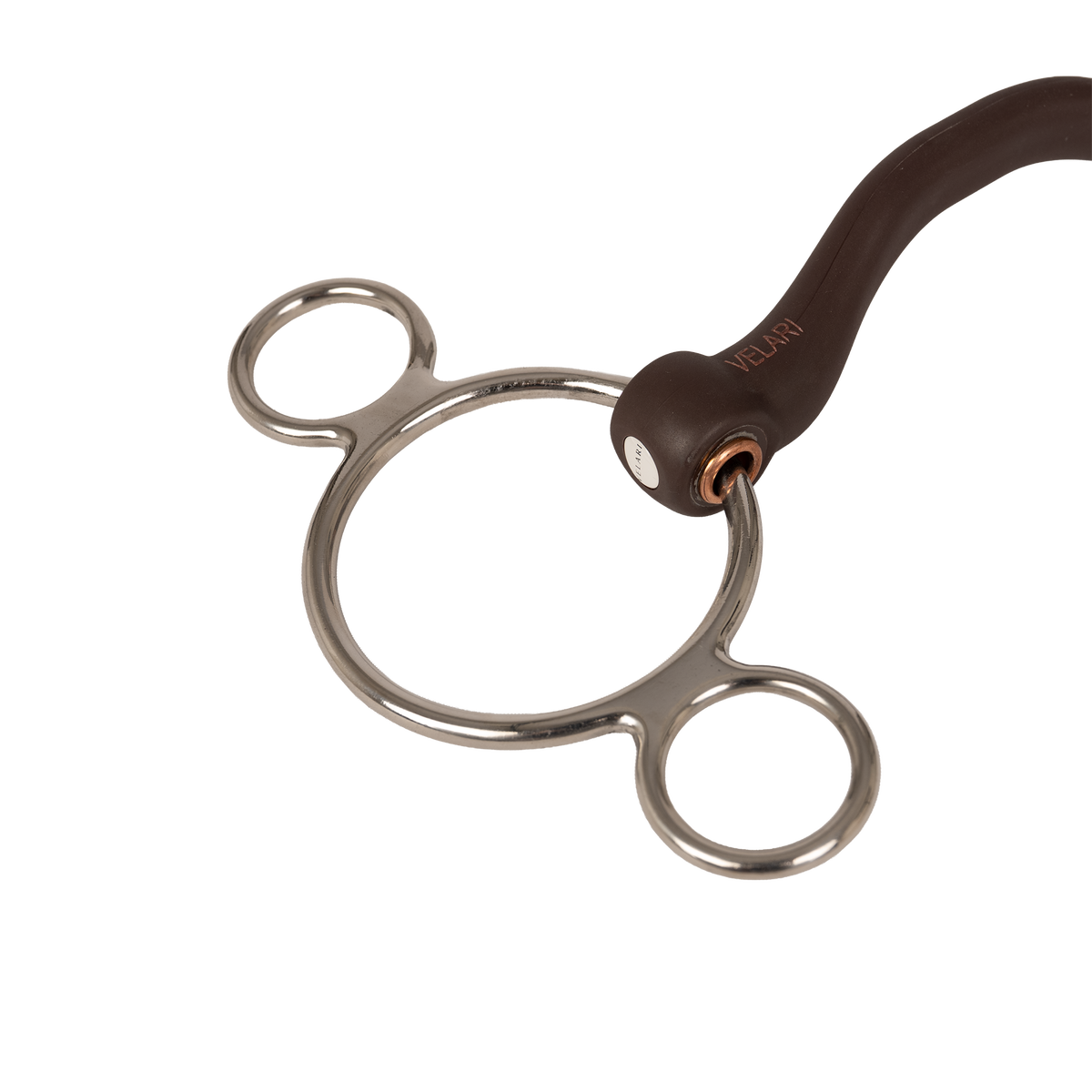 3-ring horse bit with additional tongue room and variable rein attachment