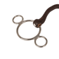 3-ring horse bit with additional tongue room and variable rein attachment