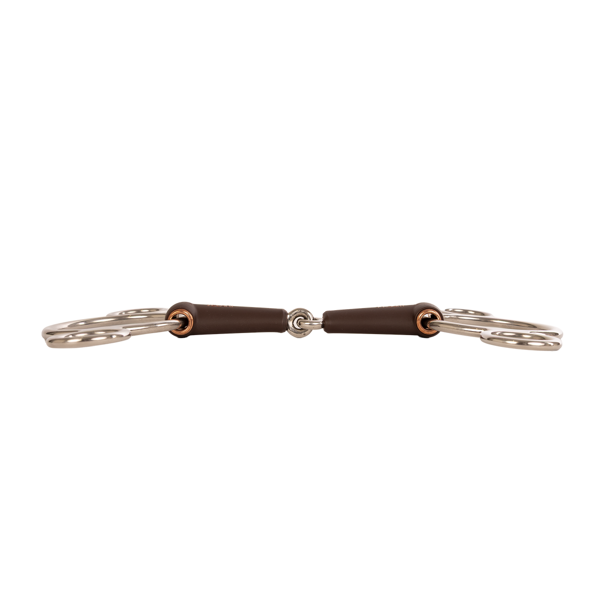 3-ring Flex horse bit with single-jointed mouthpiece