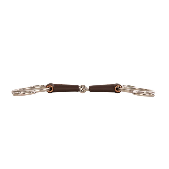 3-ring Flex horse bit with single-jointed mouthpiece