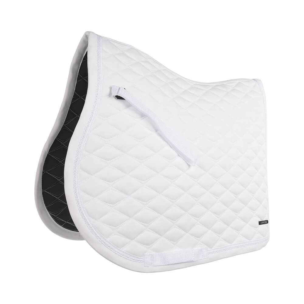 white jumping saddle pad