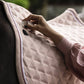 light pink saddle blanket