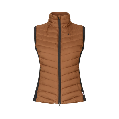 Kingsland Equestrian brown puffer vest