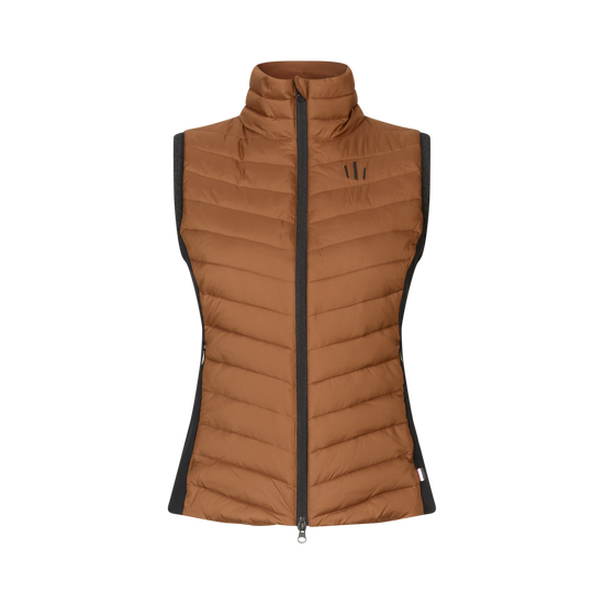 Kingsland Equestrian brown puffer vest