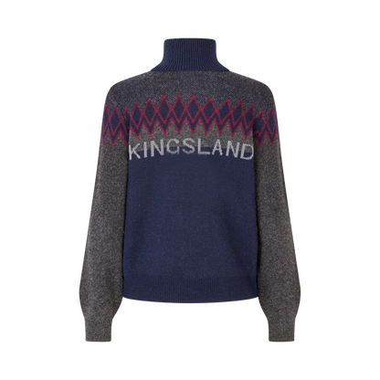 Reflective warm winter stable pullover grey