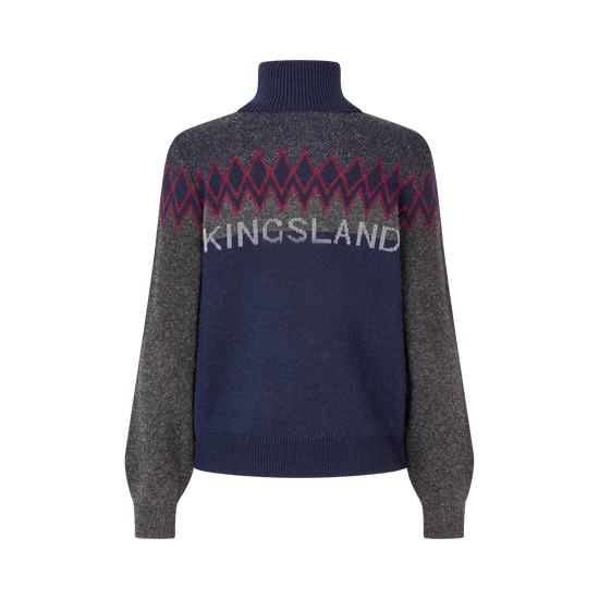 Reflective warm winter stable pullover grey