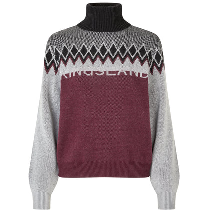 Kingsland ladies equestrian knit with reflective details black