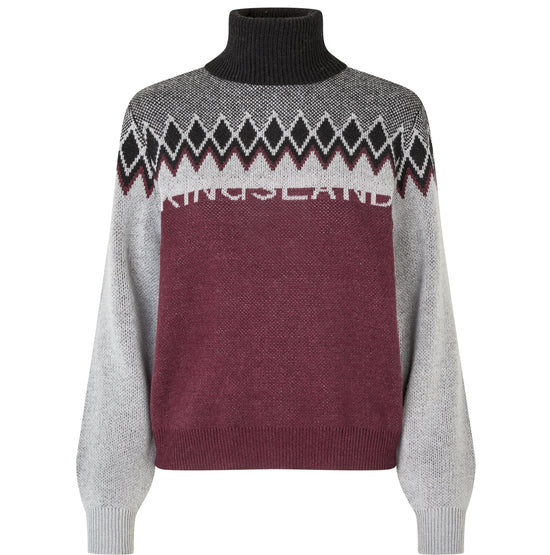 Kingsland ladies equestrian knit with reflective details black