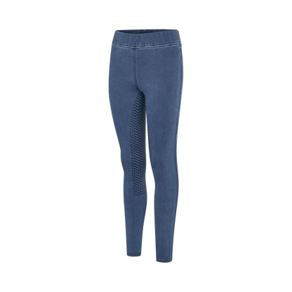 Children’s full seat denim riding leggings navy