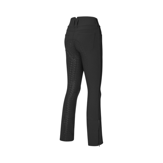 Breathable stretch riding pants for women dark