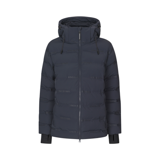 Women’s waterproof insulated riding jacket navy