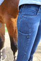 KLKayce Damen Jeansreithose mit F-Tec Full Grip
