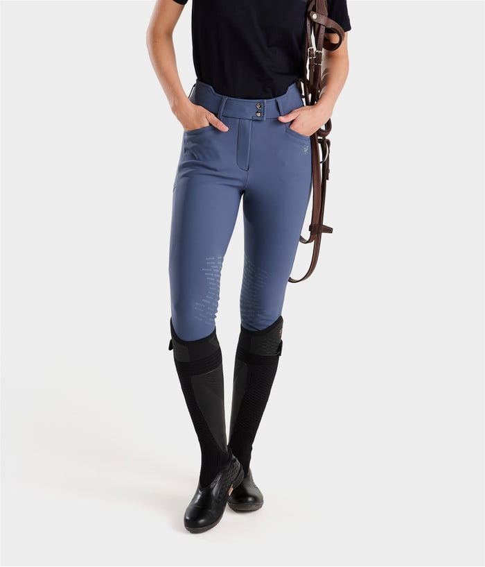Ladies’ riding pants with phone pocket and stretch fabric
