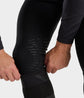 Technical riding pants for men with knee grip