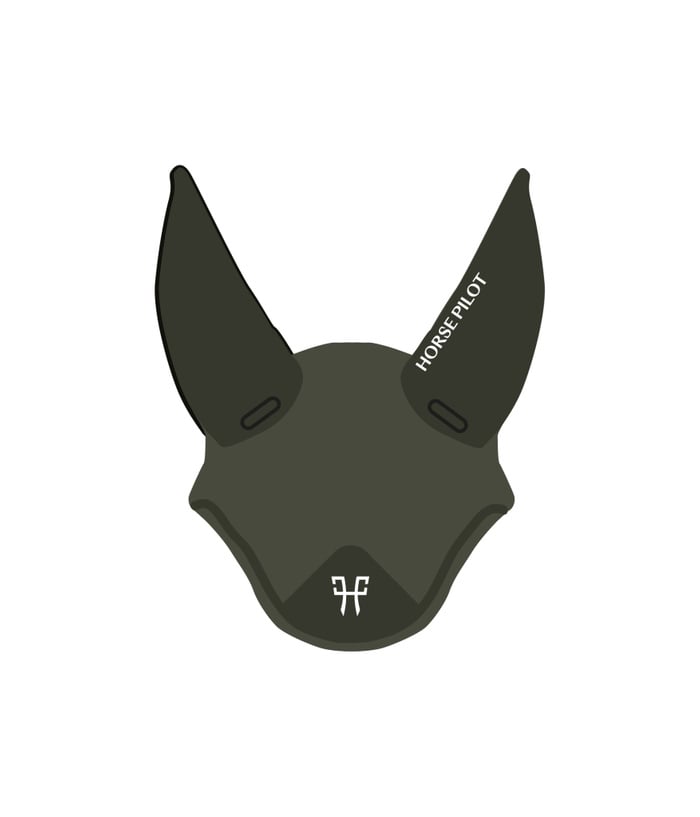 Noise-cancelling fly veil for riding and competition green