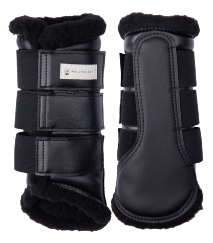 Brushing Boots with Black Fur