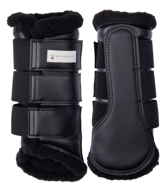 Brushing Boots with Black Fur