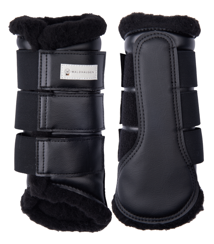 Brushing Boots with Black Fur