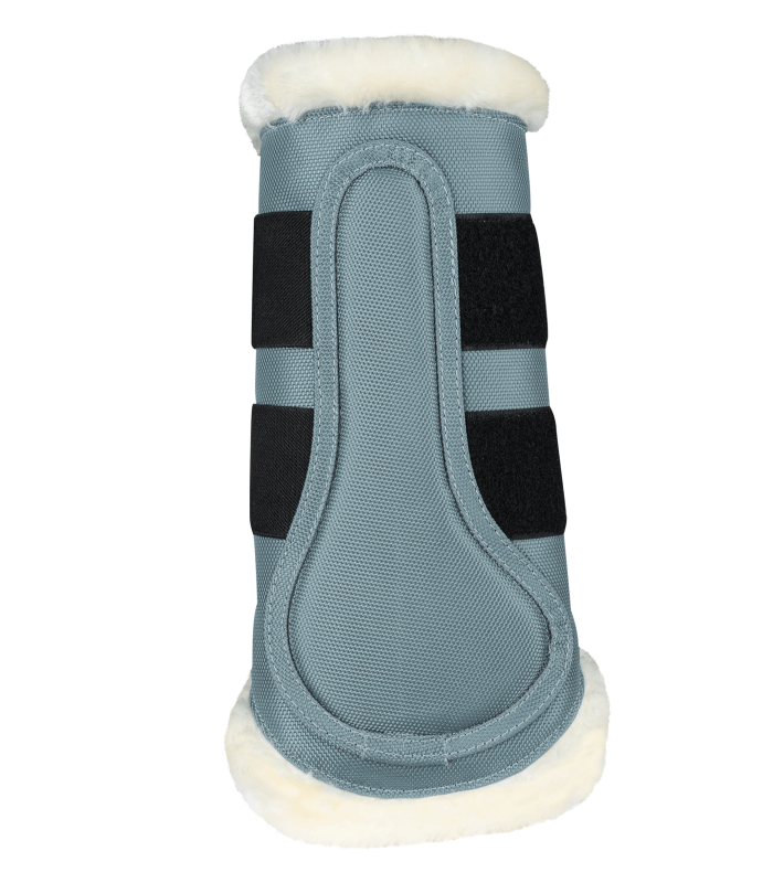 Light Blue Horse Brushing Boots