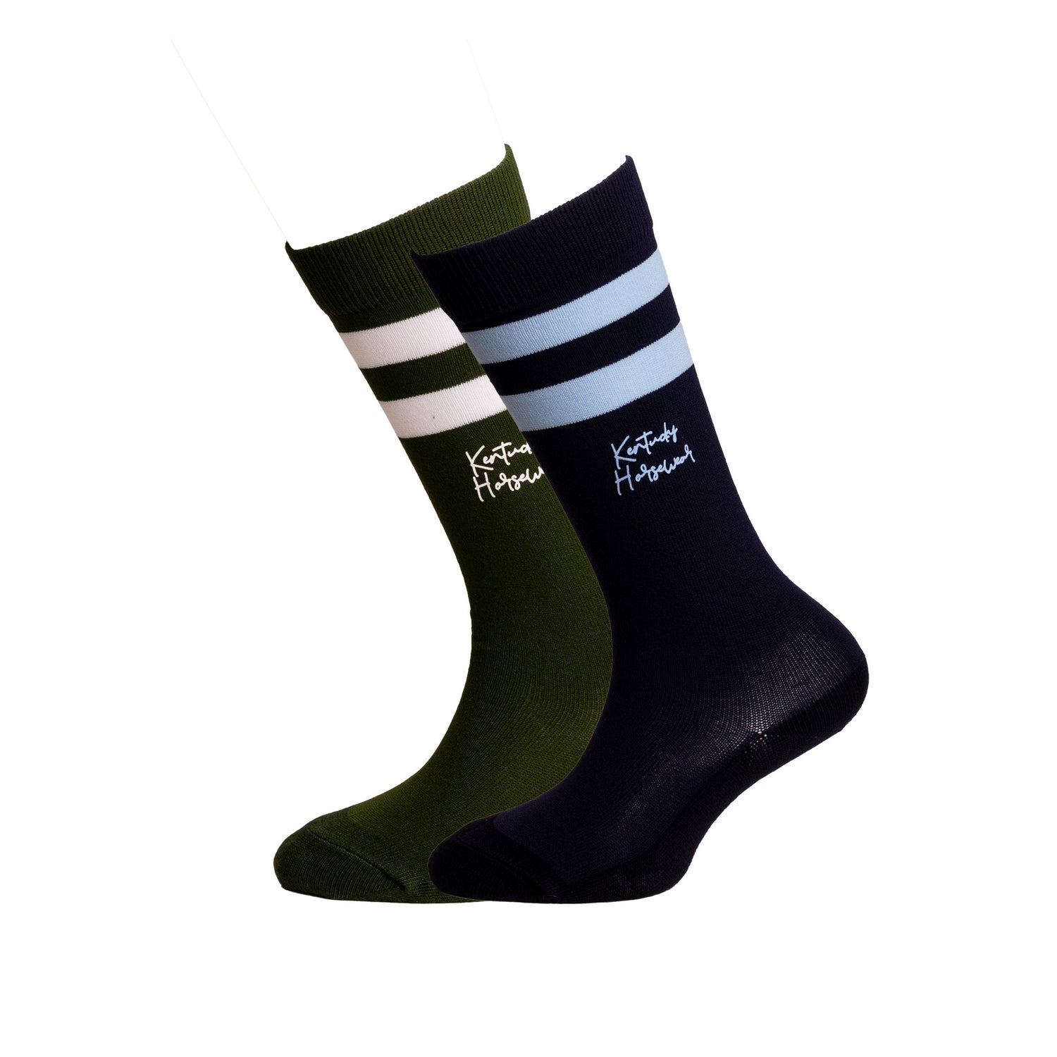 striped kids riding socks