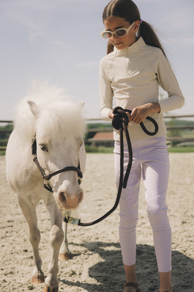 breathable girls riding leggings