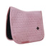 old rose velvet saddle pad