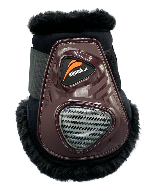 equick young horse fetlock boots fluffy