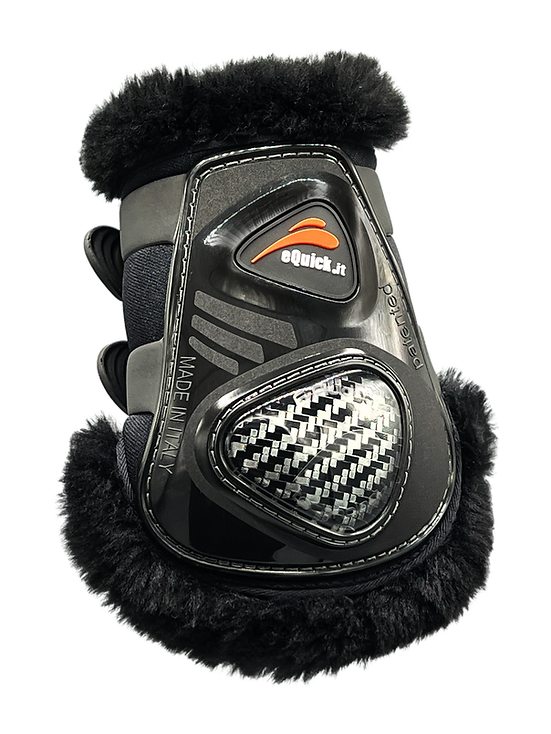 equick carbon fetlock boots fluffy