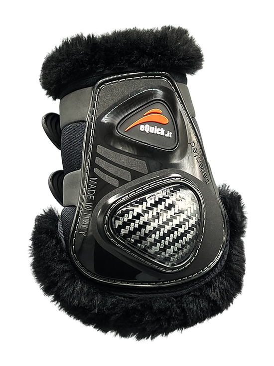 equick carbon fetlock boots fluffy
