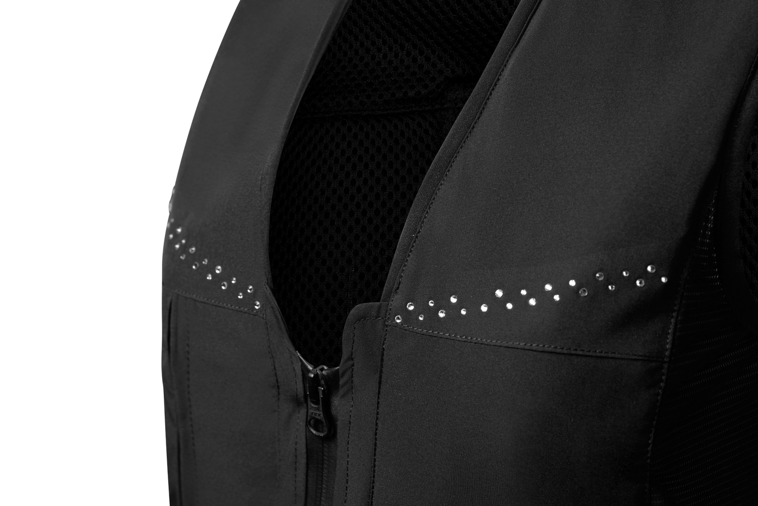 Airbag vest with crystals for women