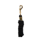 Round black nylon lead rope for tying and leading horses
