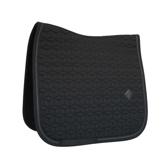 Black Dressage saddle blanket with glitter