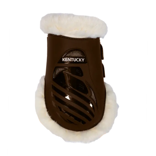 Vegan Sheepskin Fetlock Boots Elastic