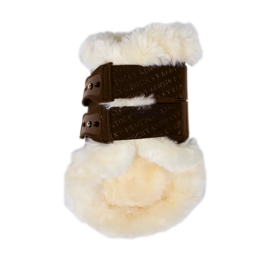 Vegan Sheepskin Fetlock Boots Elastic