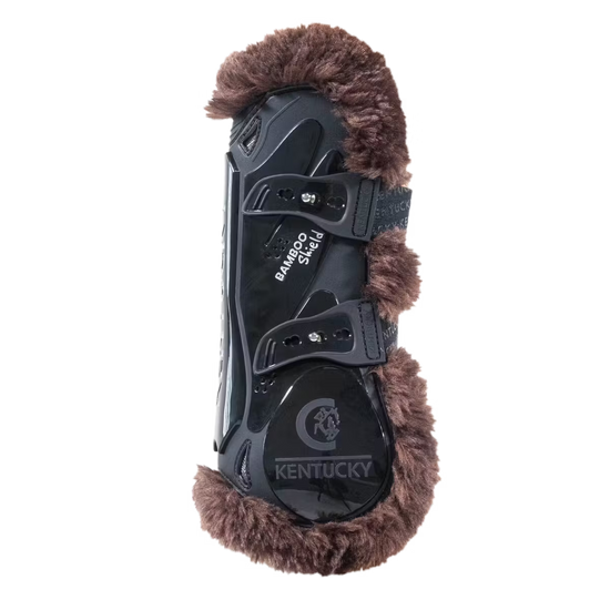 Kentucky Vegan Sheepskin Tendon Boots Bamboo Elastic
