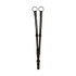 Dark brown running martingale attachment