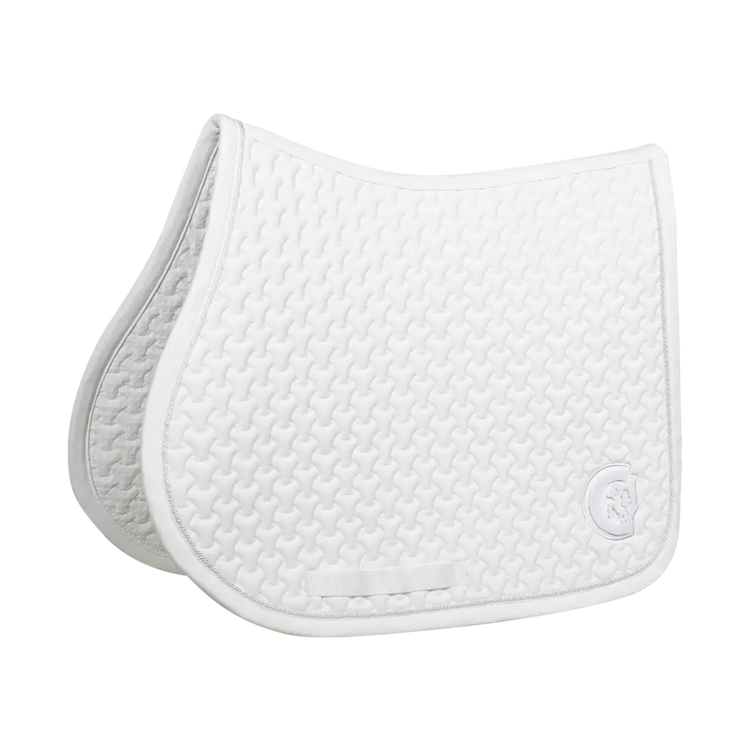white jumping saddle pad