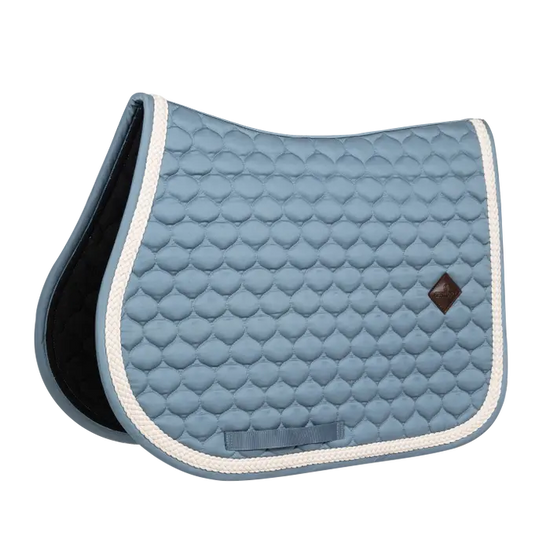 Light Blue jumping saddle blanket